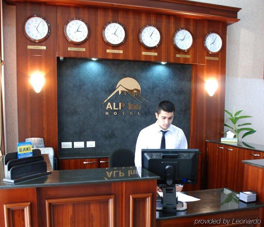 Alp Inn Hotel Baku Beltér fotó